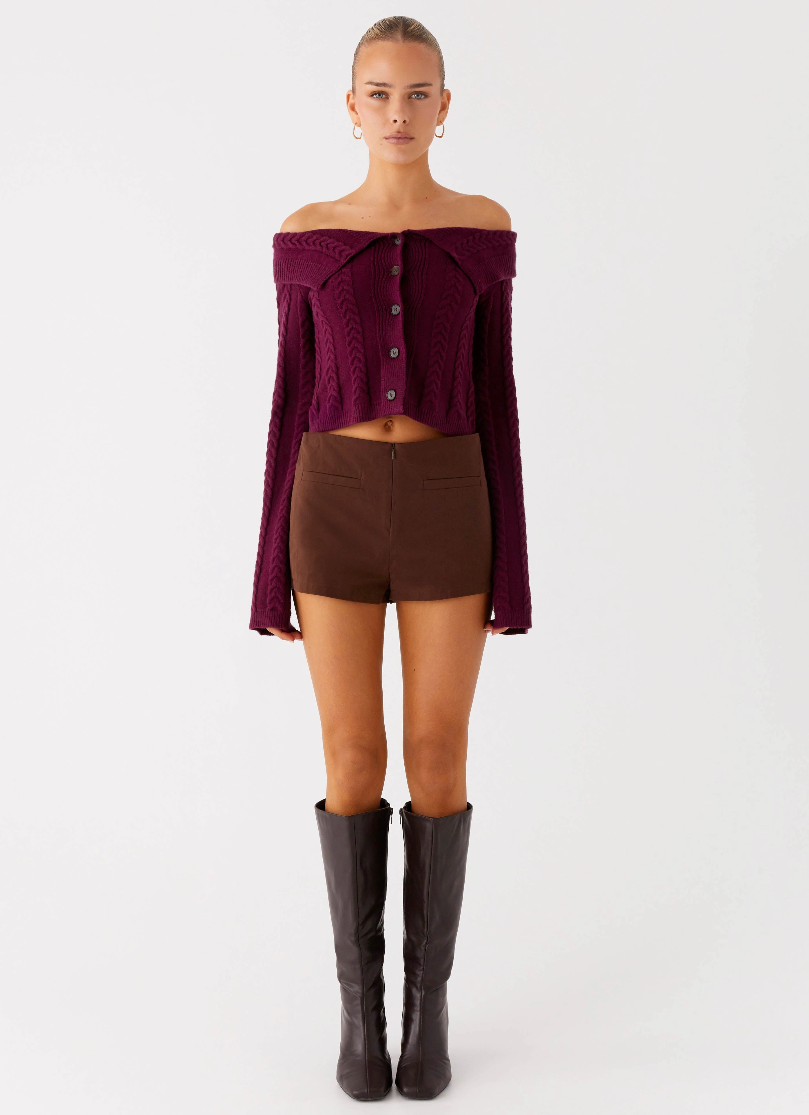 Nia Micro Short - Chocolate Chill Comfort Fit