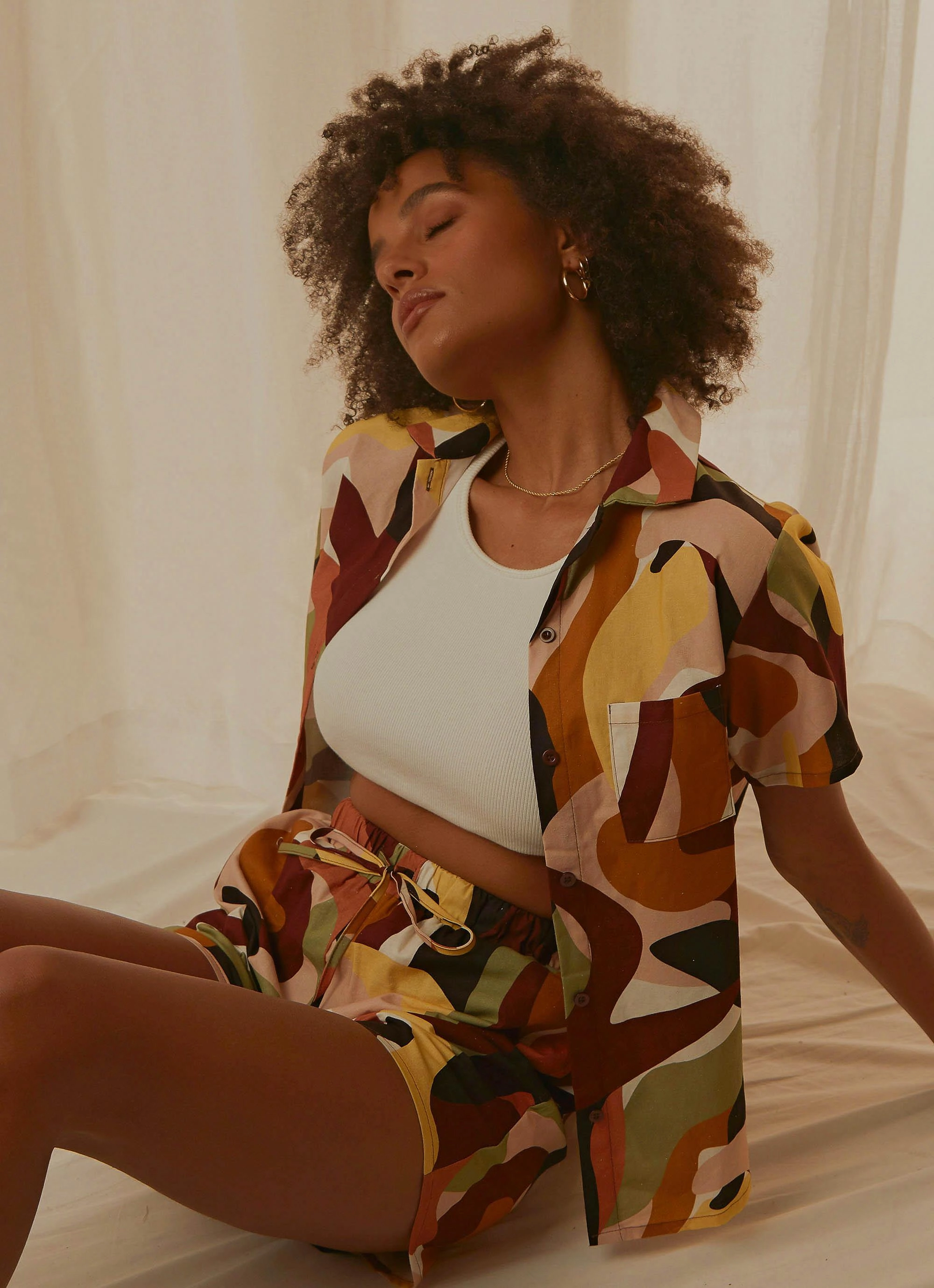 CrossBackDesign AntiStatic Coating Paloma Shirt - Tropicola