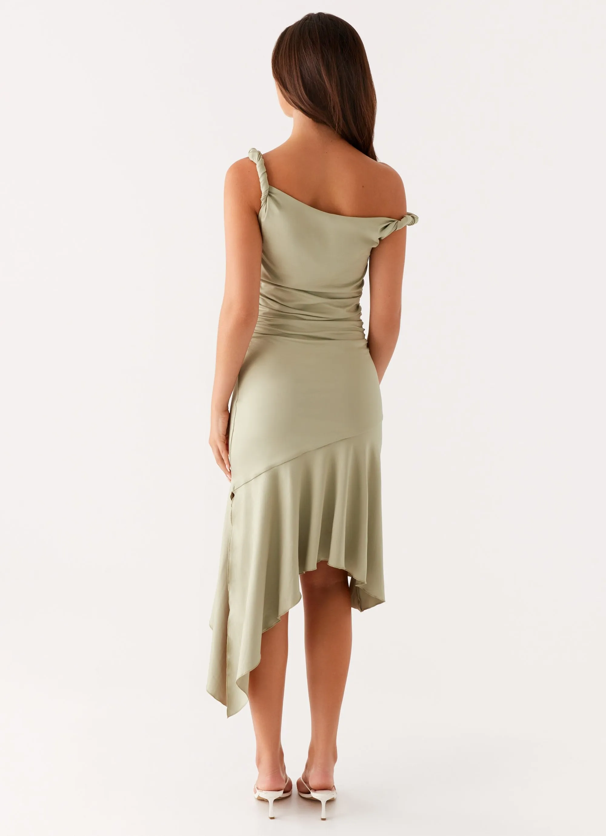 Huntah Midi Dress - Sage City Ready