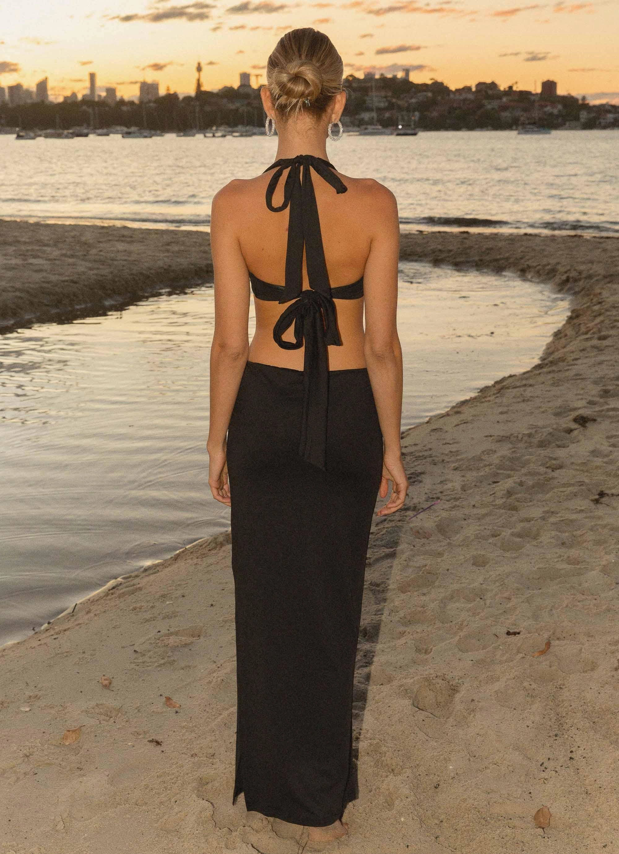 Timeless Fit Your First Choice Ring Maxi Dress - Onyx