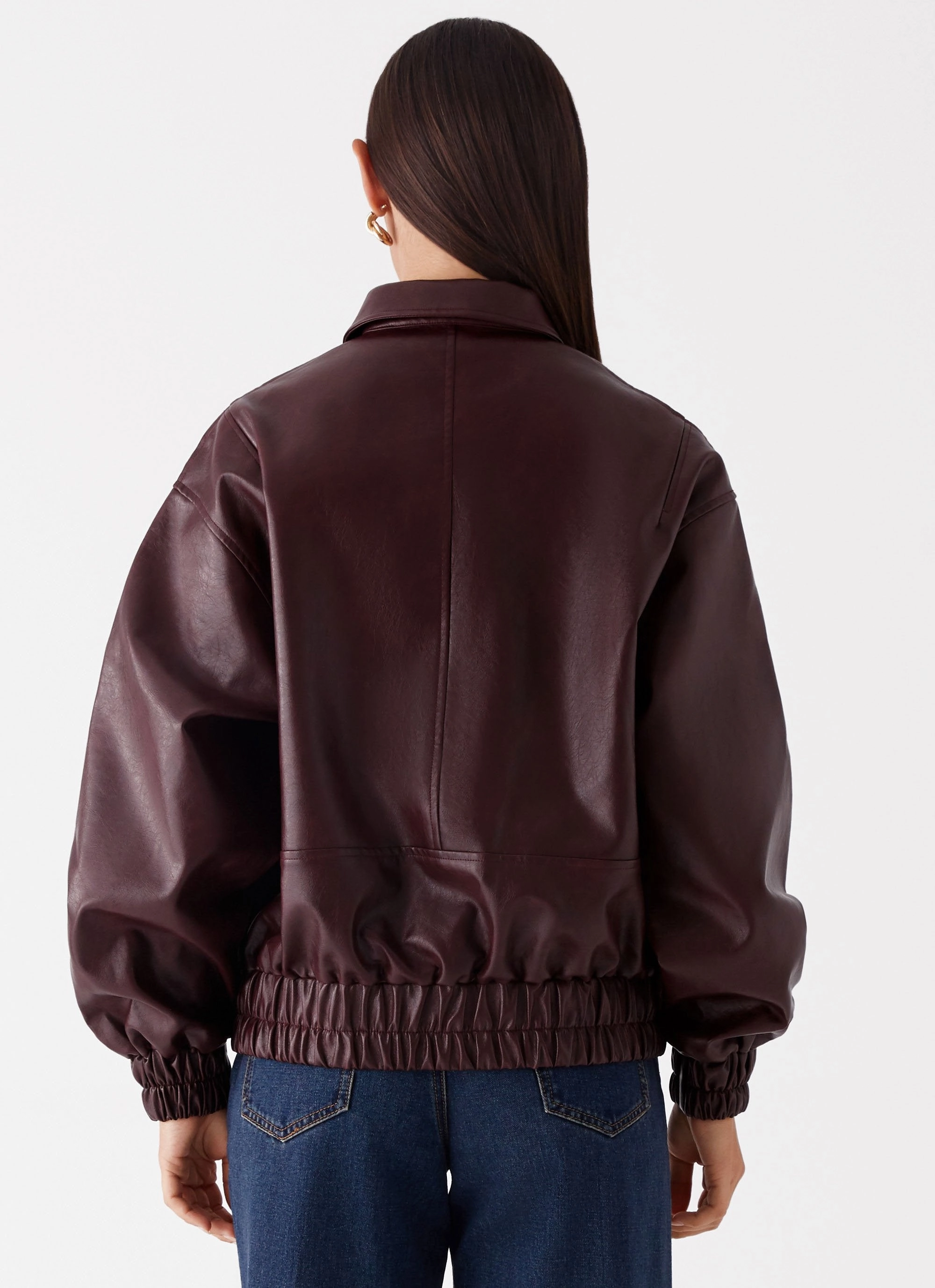 Holland Bomber Jacket - Wine Detachable Layer