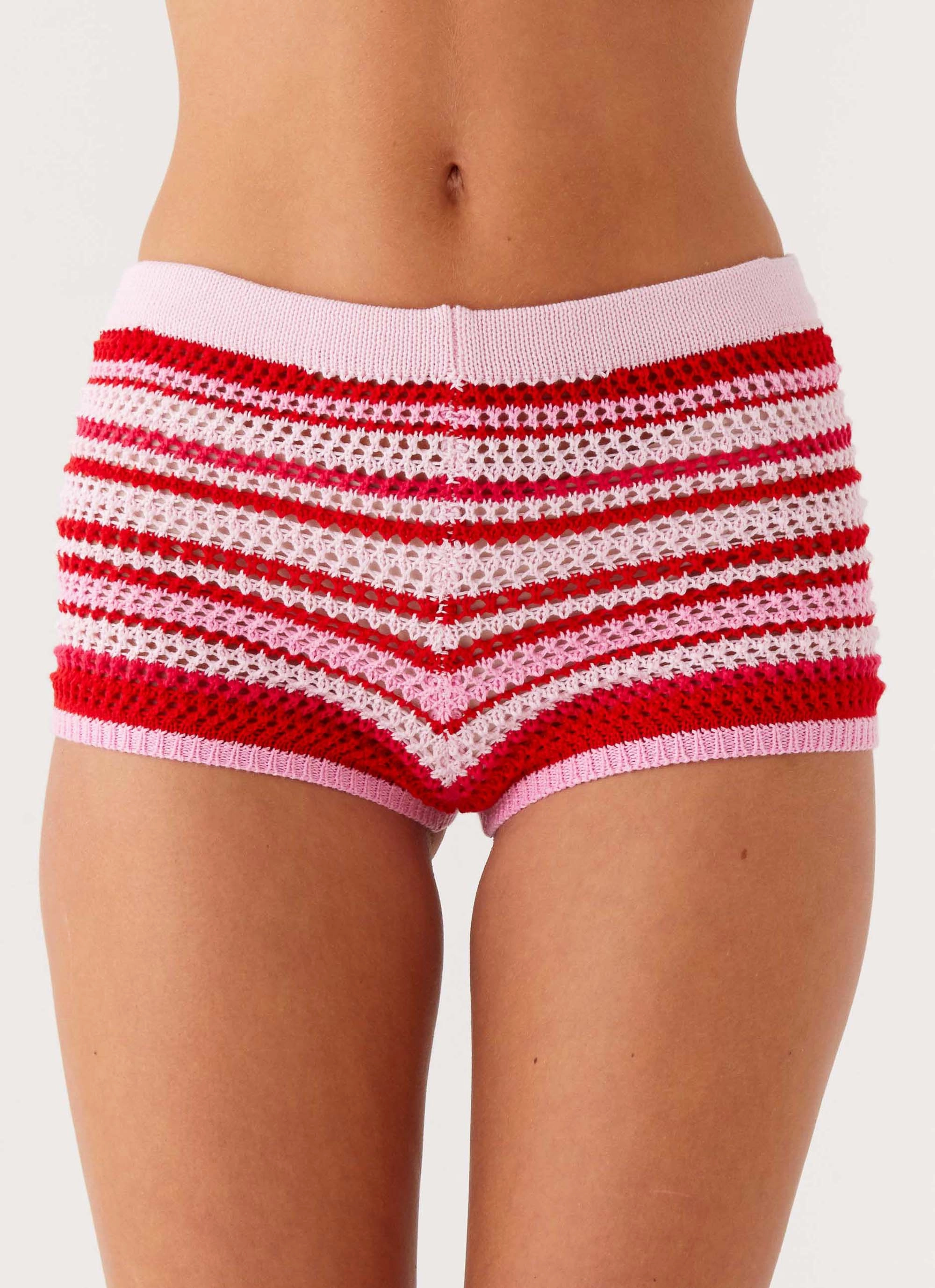 No Ride Fit Miffy Mini Shorts - Pink