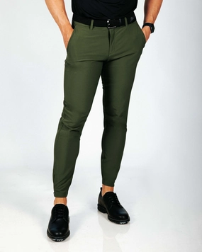 pilling resistant Quick Access Pockets Men's Olive Golf Jogger