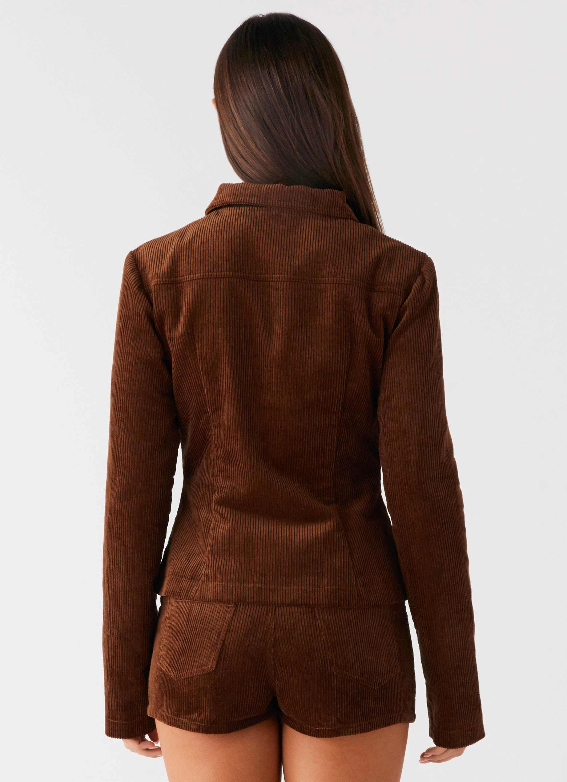 Flame retardant Taliyah Cord Jacket - Walnut