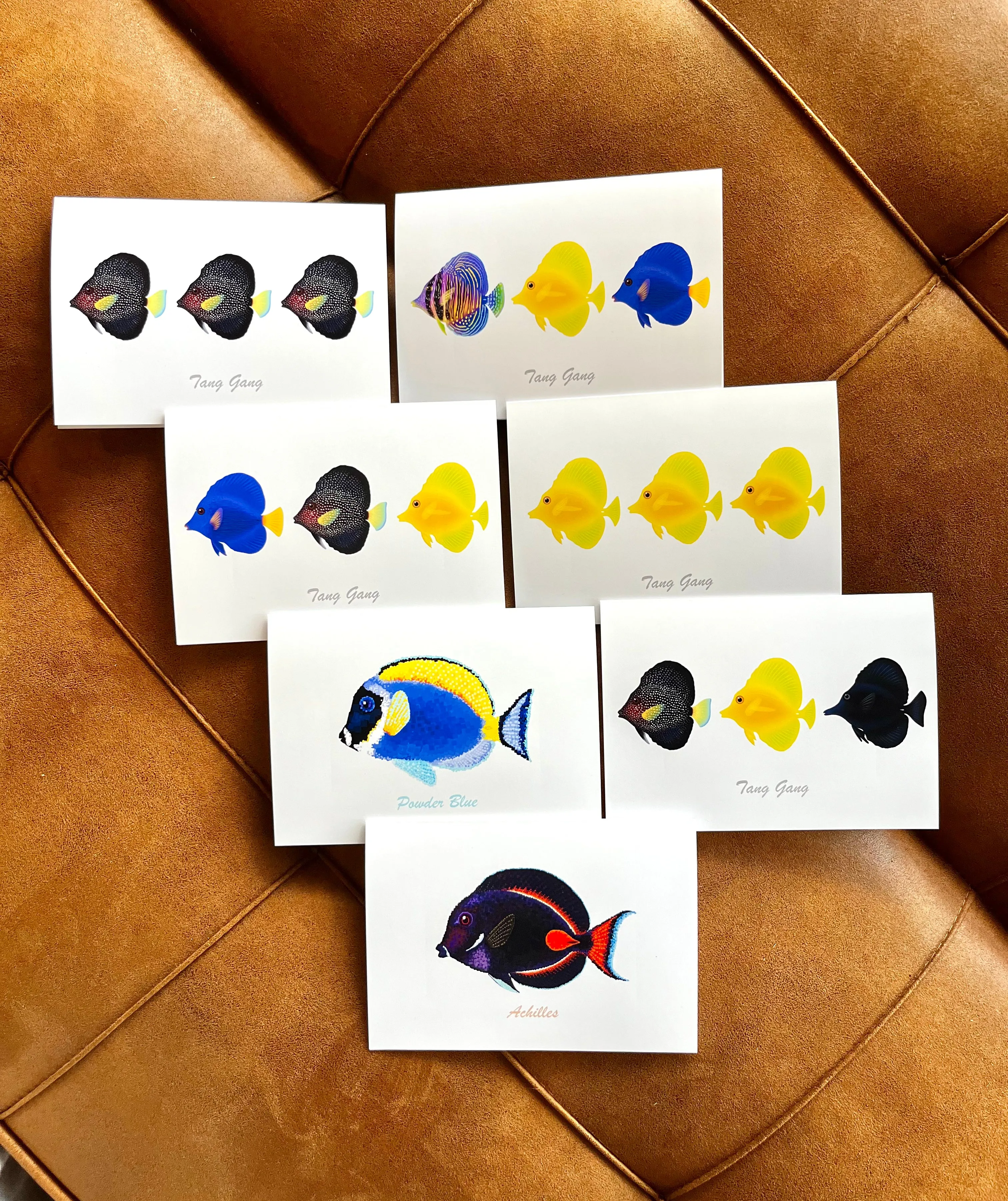 Tang Gang Greeting Cards / 7 pack