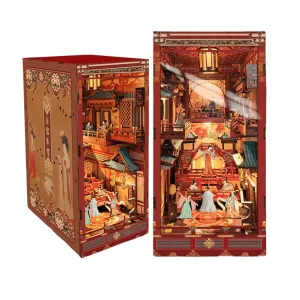 Tang Palace Night Banquet: Oriental 3D Puzzle Wooden LED Book Nook Kit