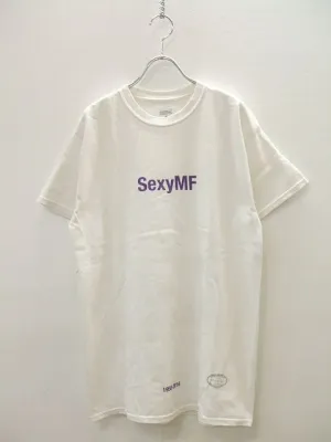TANG TANG SEXYMF ロゴプリント 半袖Ｔシャツ ホワイト メンズ タンタン【中古】2-0613S♪