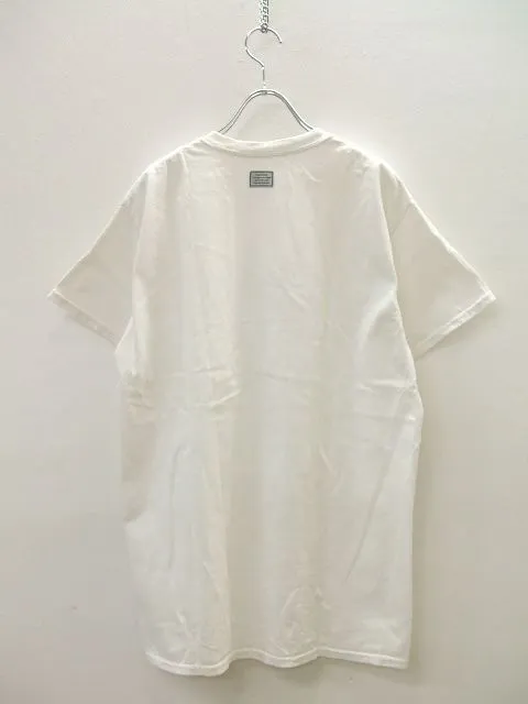 TANG TANG SEXYMF ロゴプリント 半袖Ｔシャツ ホワイト メンズ タンタン【中古】2-0613S♪
