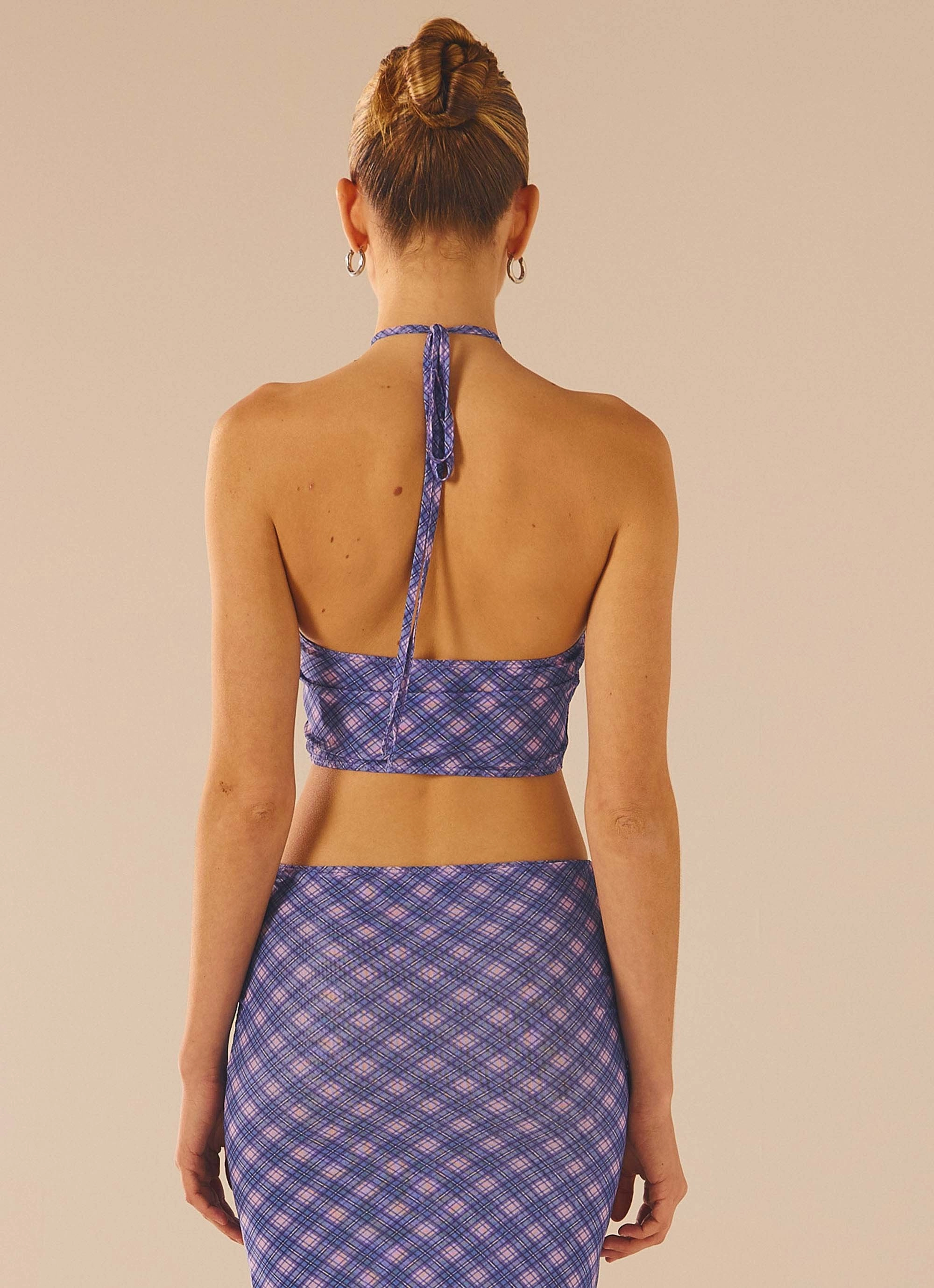 Weekend Casual Fit Valetta Vino Crop Top - Purple Haze