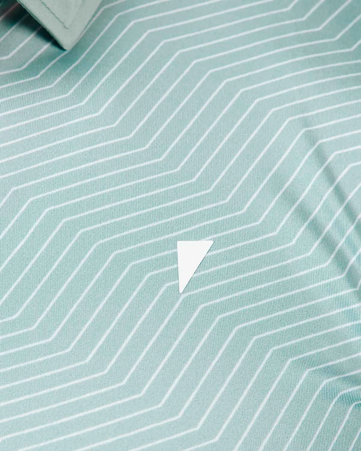 Teal Chevron Classic Polo Ventilation Panel