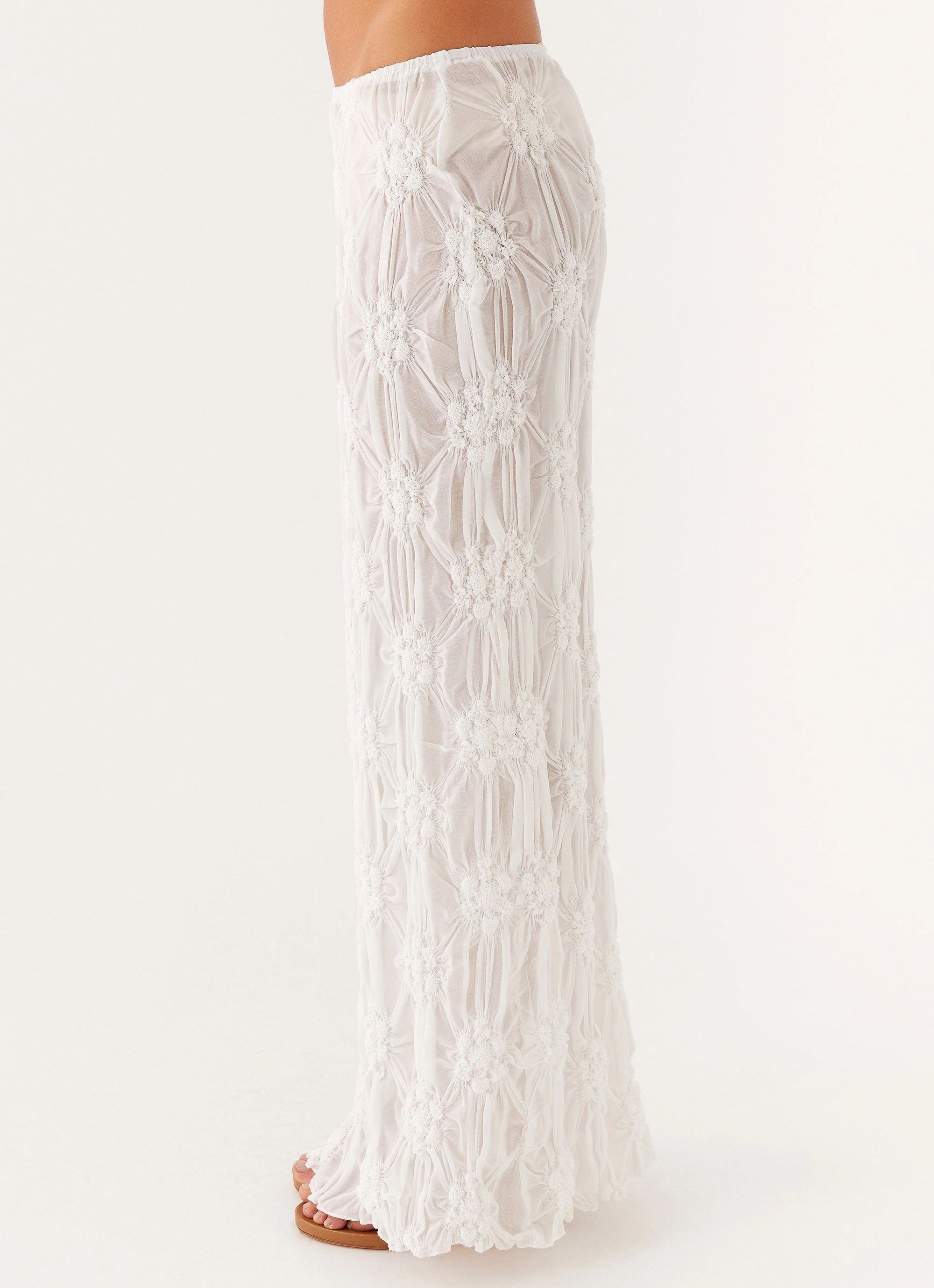 Thermal Regulating Fabric Effortlessly Low Rise Maxi Skirt - Ivory