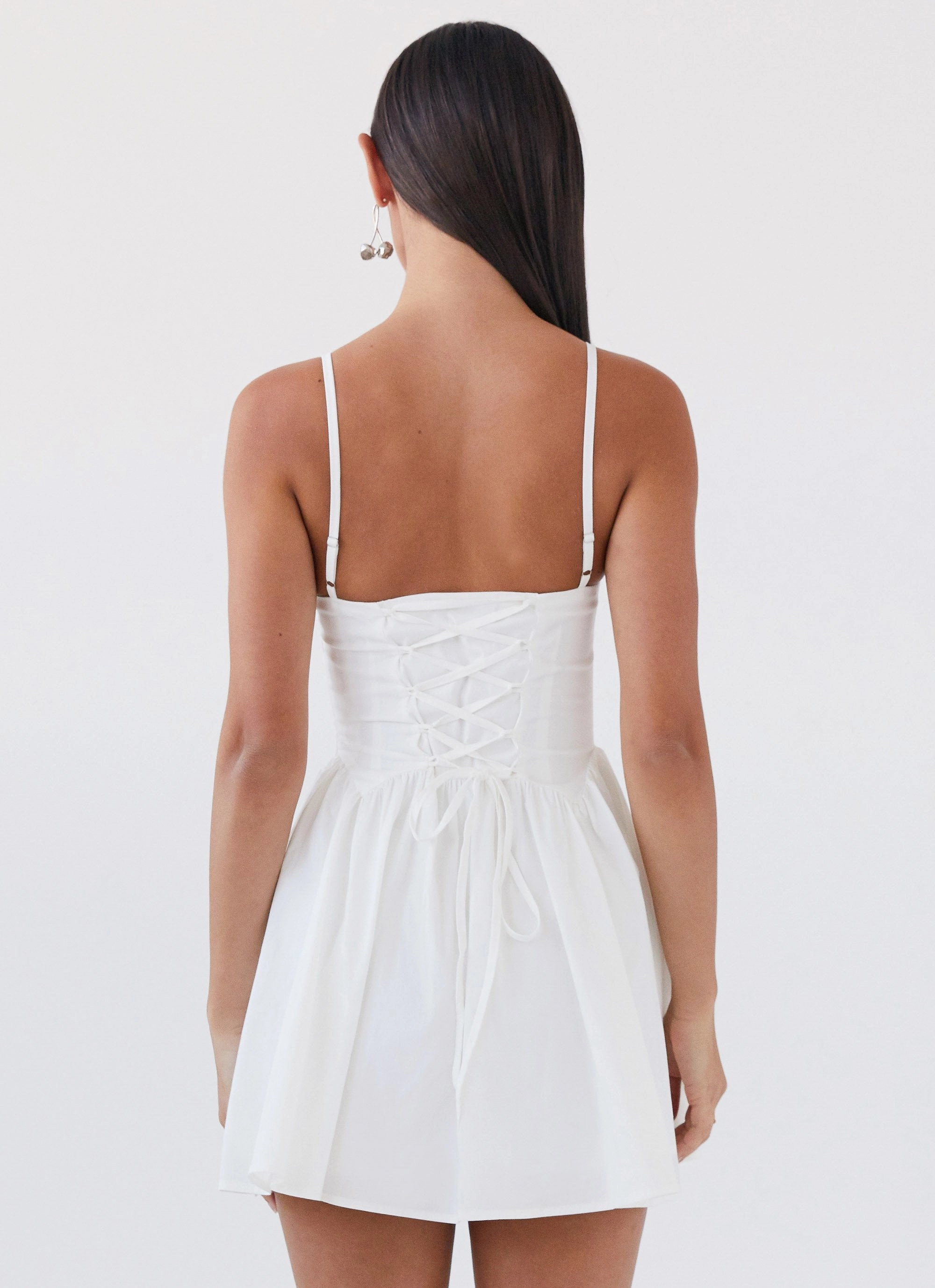 Tesoro Mio Mini Dress - White Mood Flex Sharp Design