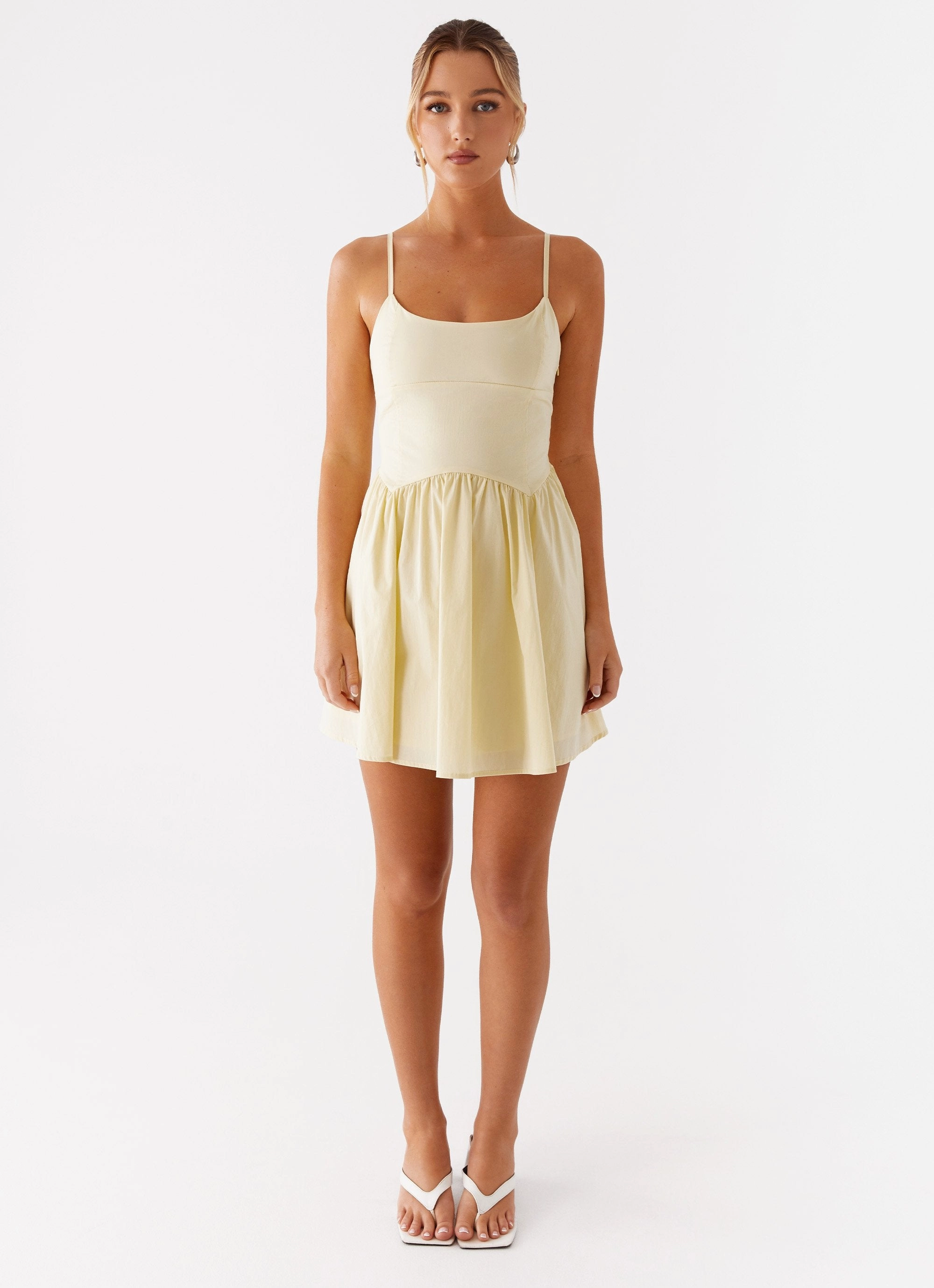 Smart Layer Tesoro Mio Mini Dress - Yellow
