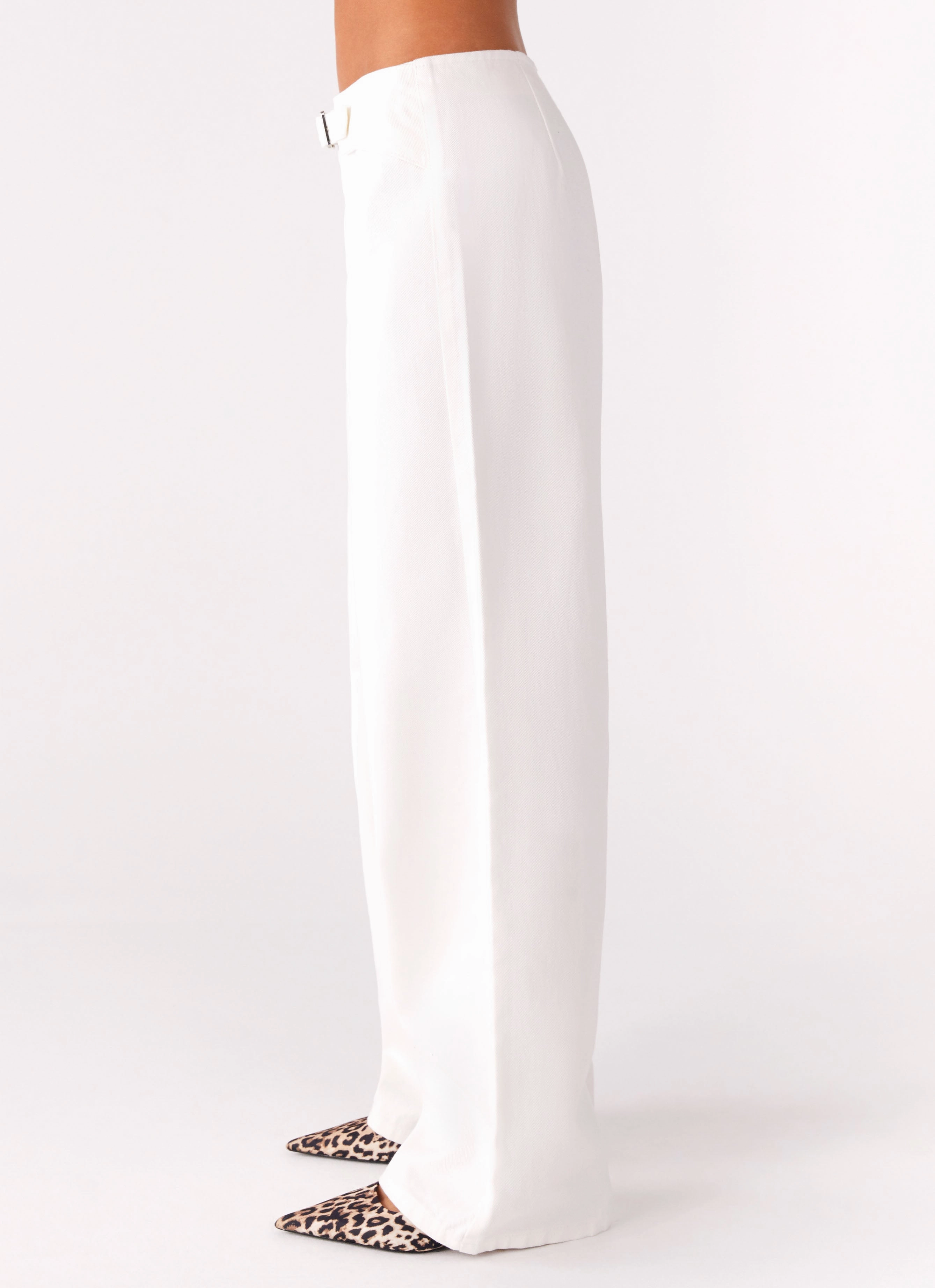 Texas Low Rise Jeans - White Day To Night