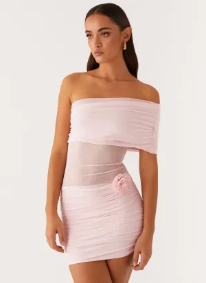 Capsule-Wardrobe Mood Glow Teyana Mini Dress - Pink