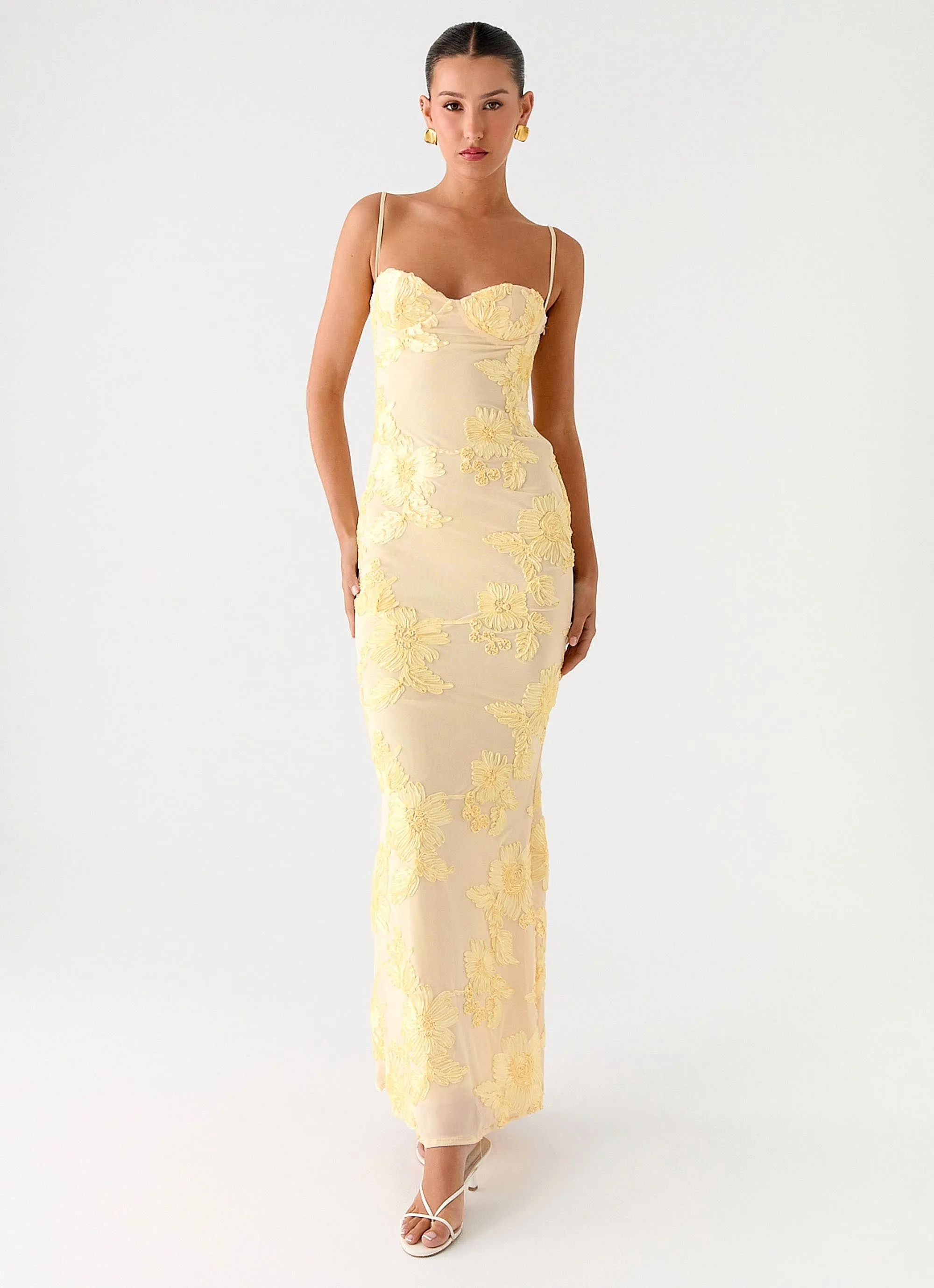 That Girl Maxi Dress - Lemon Casual Vibes