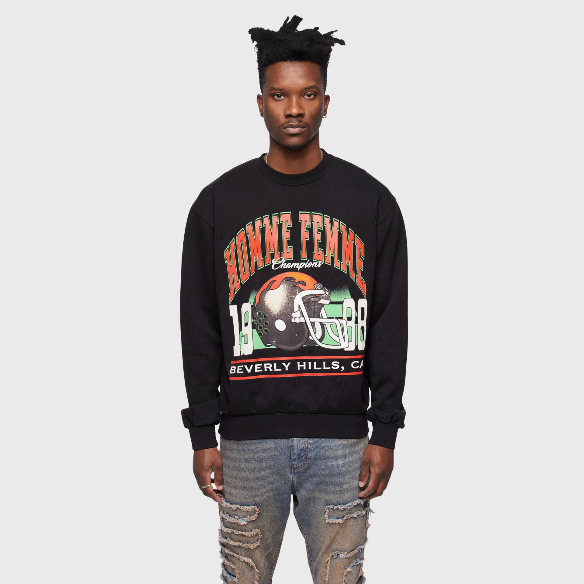 The Elite Crewneck Charcoal