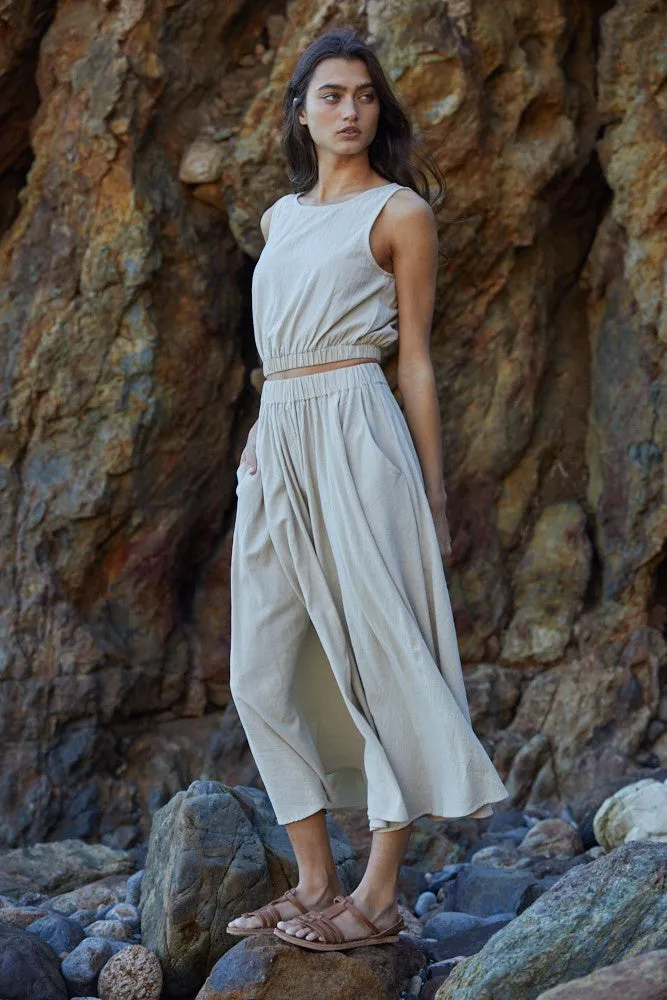 The Luella Crop Top   Midi Skirt Set - Sold Separately