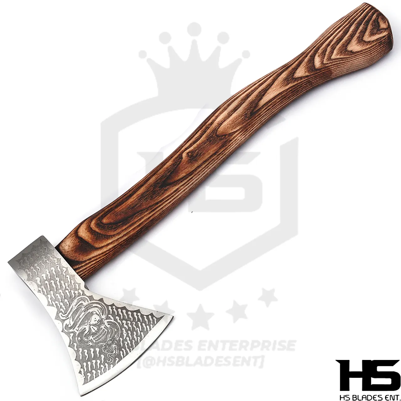The Serpent of Hel: Camping Functional Axe in Just $69 with Leather Sheath-Functional Viking Axe