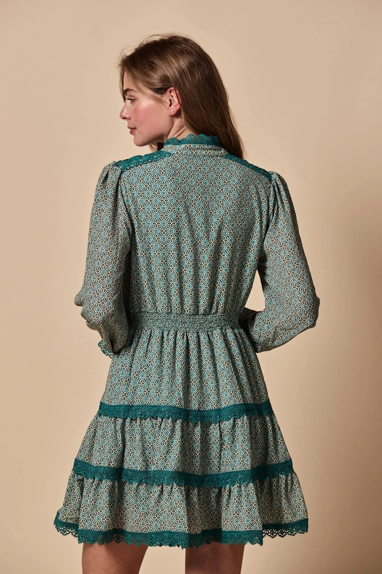 ContrastStitching Timeless Piece The Shirt The Angela Dress