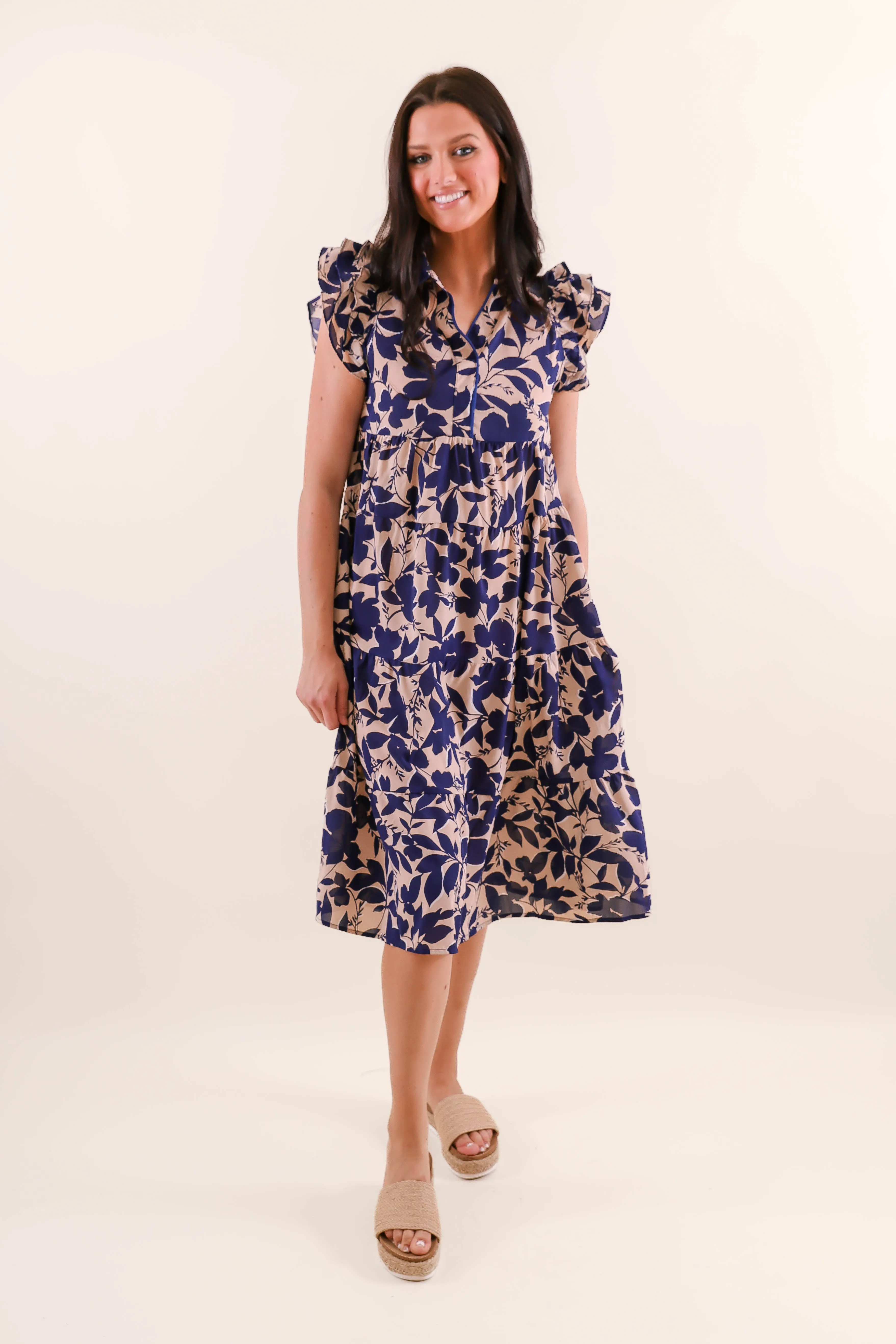 The Things You Don't See Midi Dress Vibrant Movement Timeless Trend