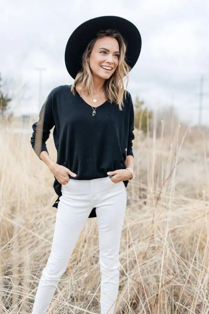The Weekender Sweater in Black