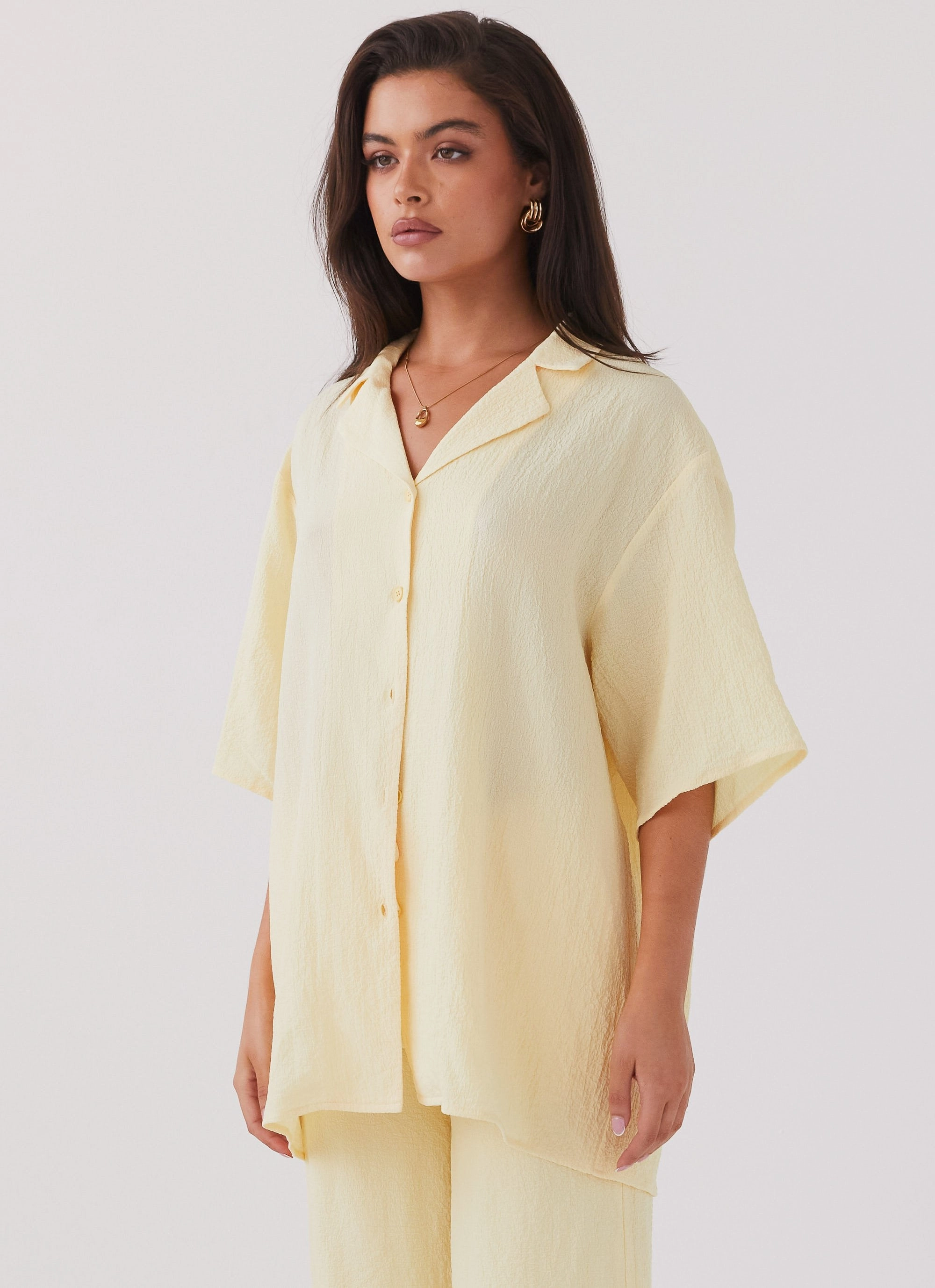 Mesh Venting The Good Days Shirt - Lemon
