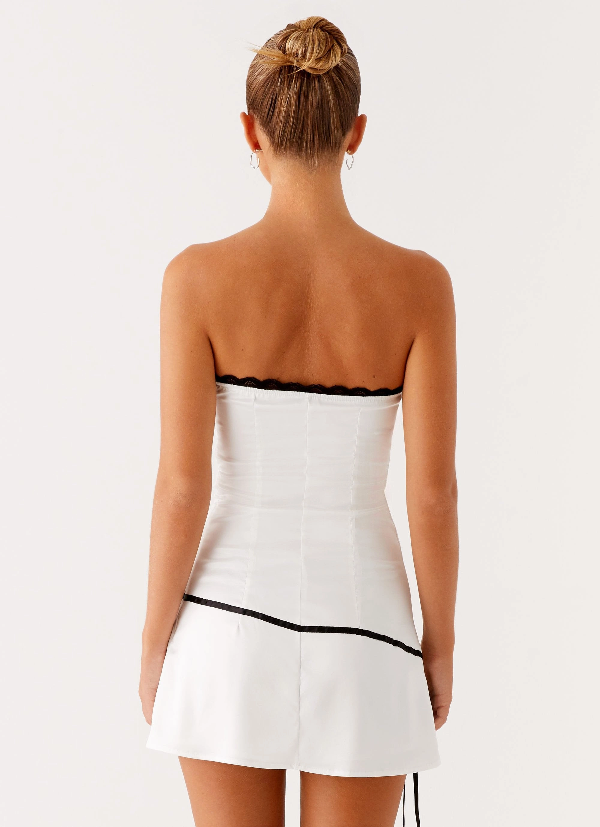 Thea Mini Dress - White Elegant Simplicity