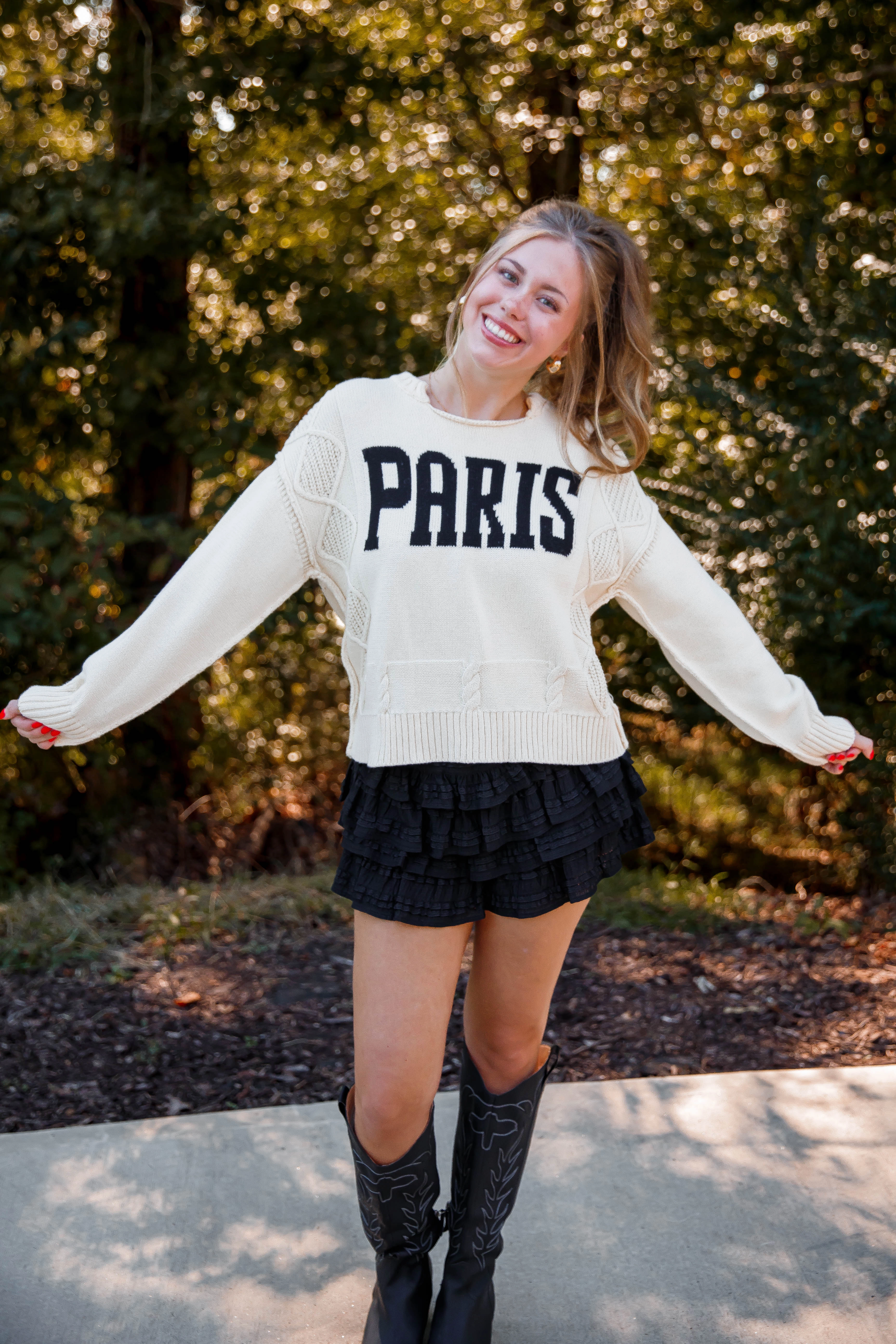 There's Always Time Mini Skort Fashionable Waist