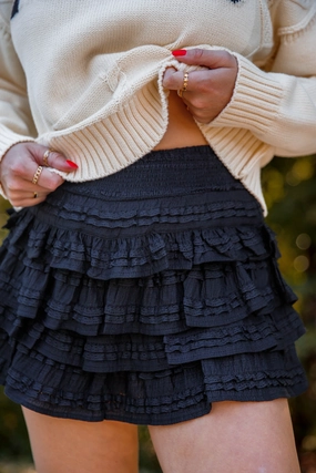 Quick drying material There's Always Time Mini Skort