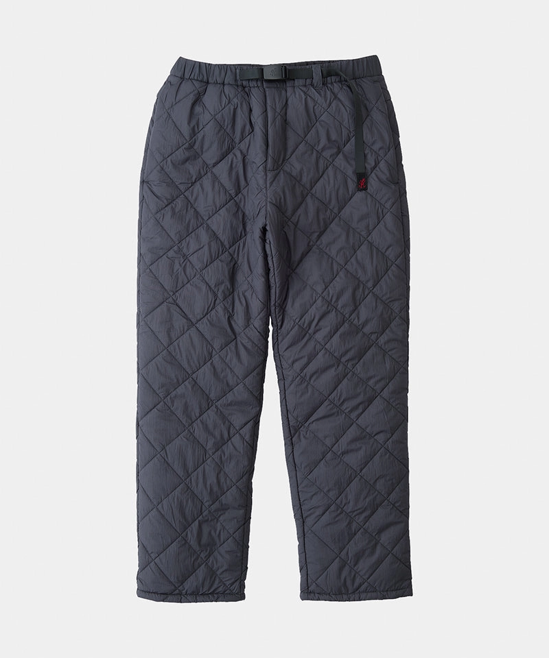 Thermal Insulation Quilted Pant No Bunching Minimal Stretch Fit