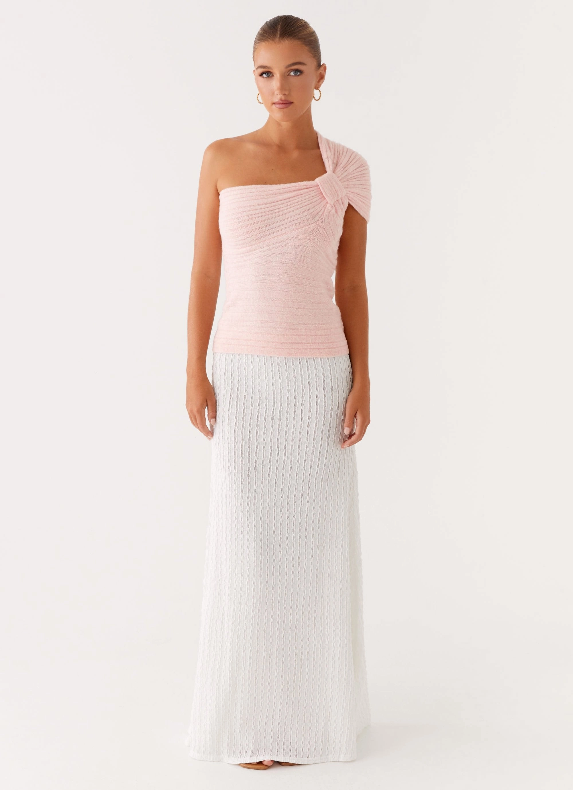 Tansy Knit Top - Pink LowProfileSeams