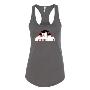 Thin Red Line 9/11 Skyline Women's Racerback Tank