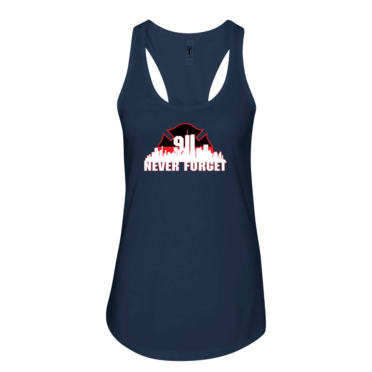 Thin Red Line 9/11 Skyline Women's Racerback Tank