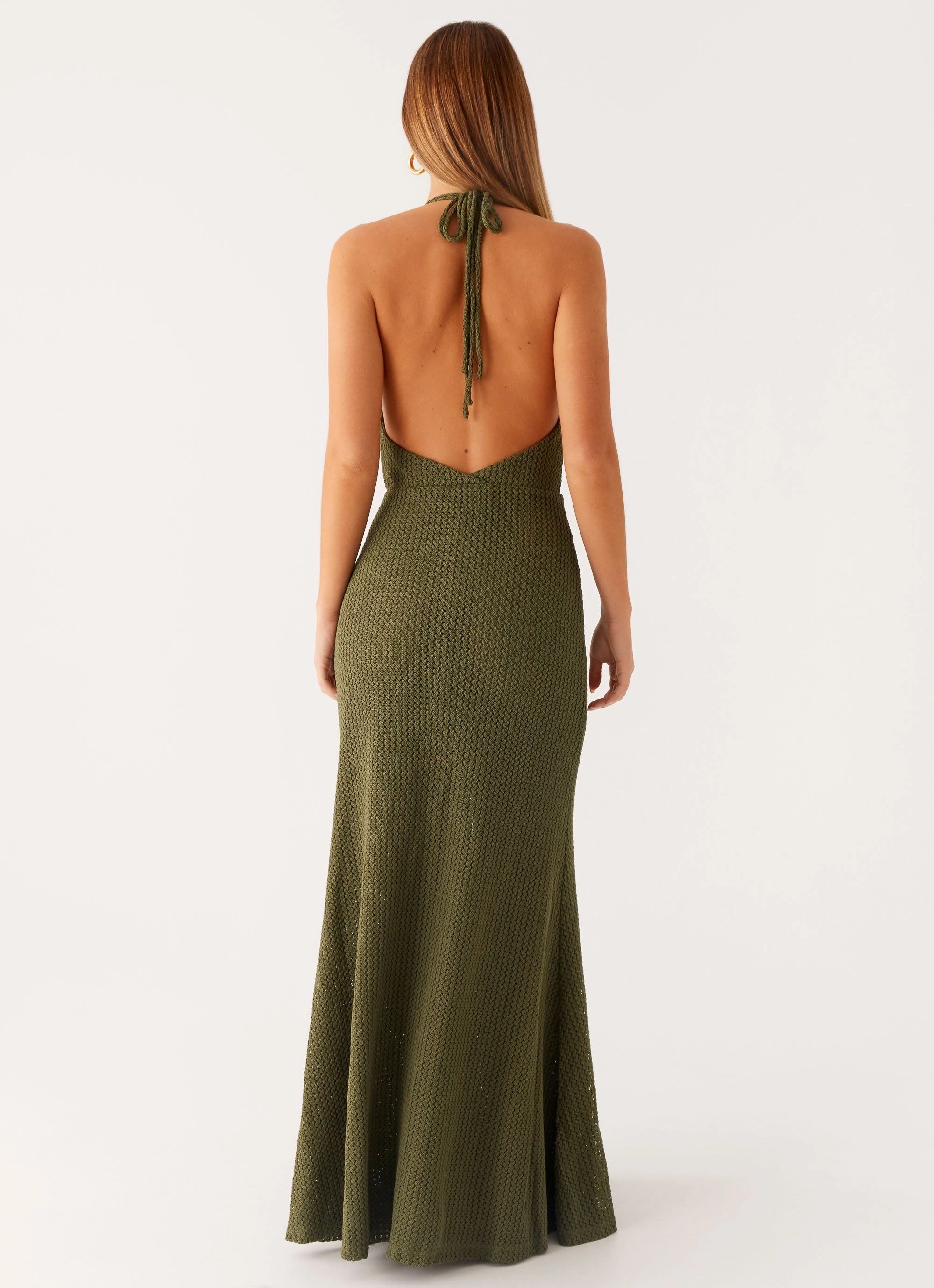Chic and Stylish Feminine Energy Thora Maxi Dress - Olive