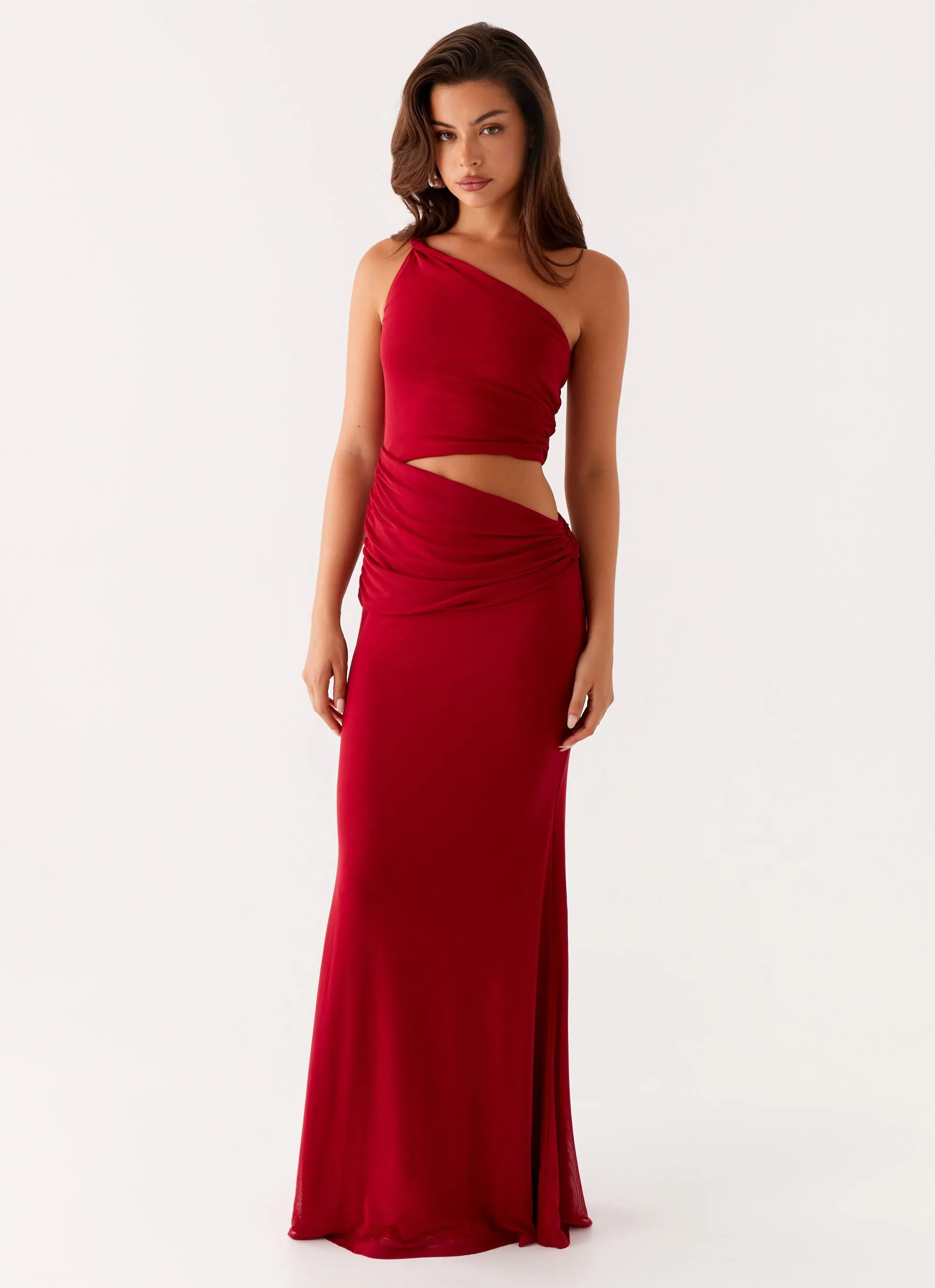 Contemporary Style Stylish and Comfortable Three Wishes Maxi Dress - Raspberry