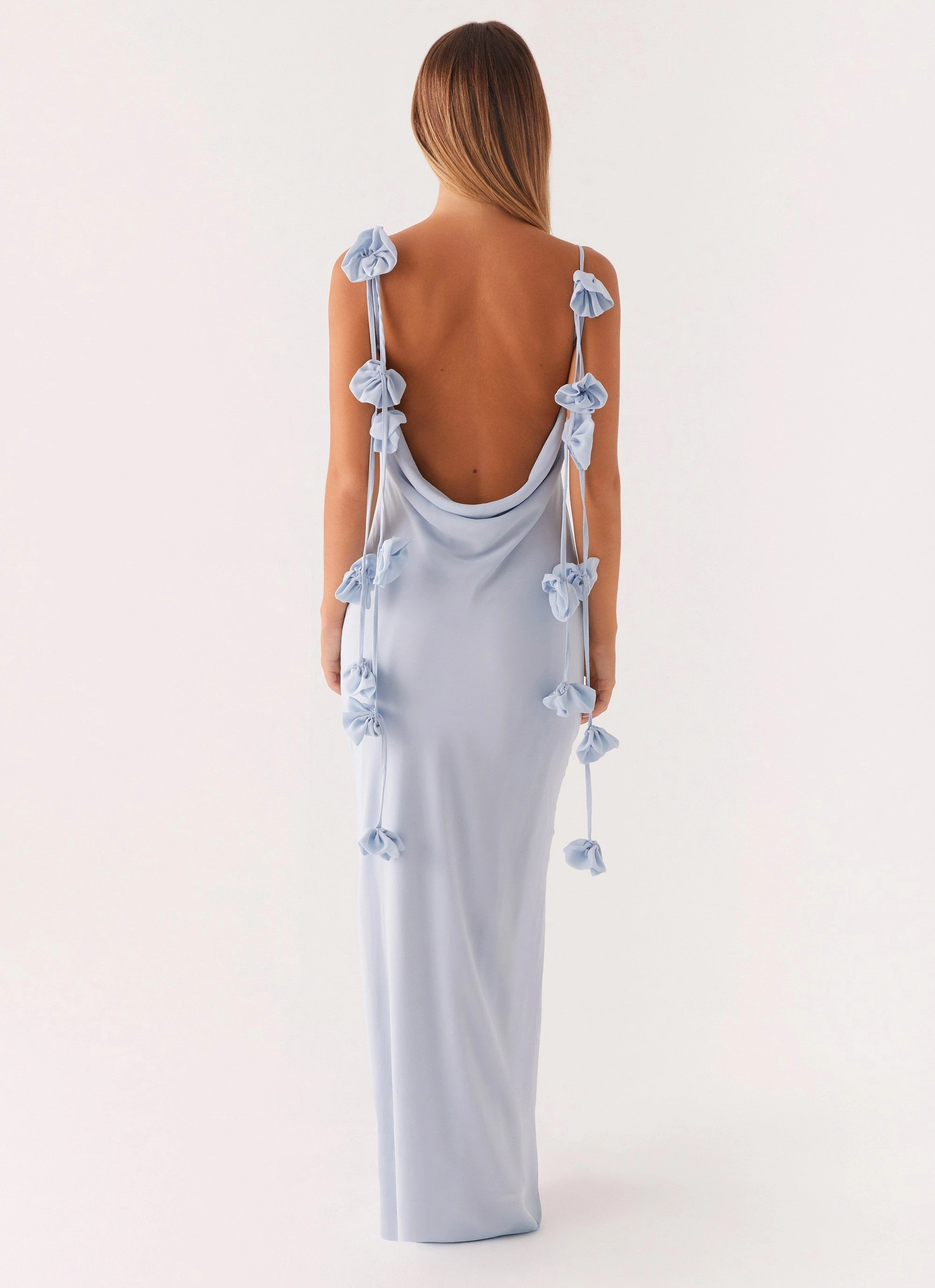 Neutral Feel Lounge Vibe Simona Maxi Dress - Pastel Blue