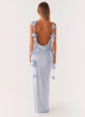 Neutral Feel Lounge Vibe Simona Maxi Dress - Pastel Blue