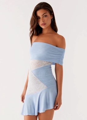 Ocean Road Mini Dress - Blue Cool Look Flattering Cut