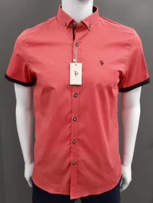 Tom Penn Short Sleeve Shirt 459 - Red