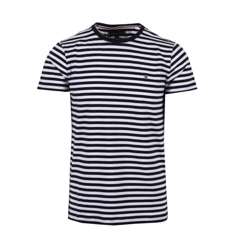 Tommy Hilfiger Stretch Extra Slim Fit T-Shirt - Desert Sky/White