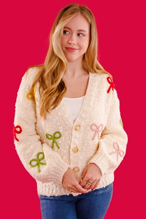 Organic Cotton Blend Hypoallergenic Textile Waited All Year Cardigan