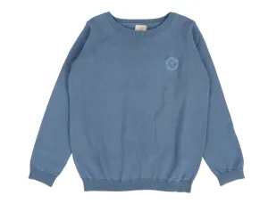 top l/s crewneck sweater - bright blue
