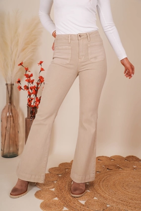 AntiStaticTreatment Totally Far Out Flares-Khaki