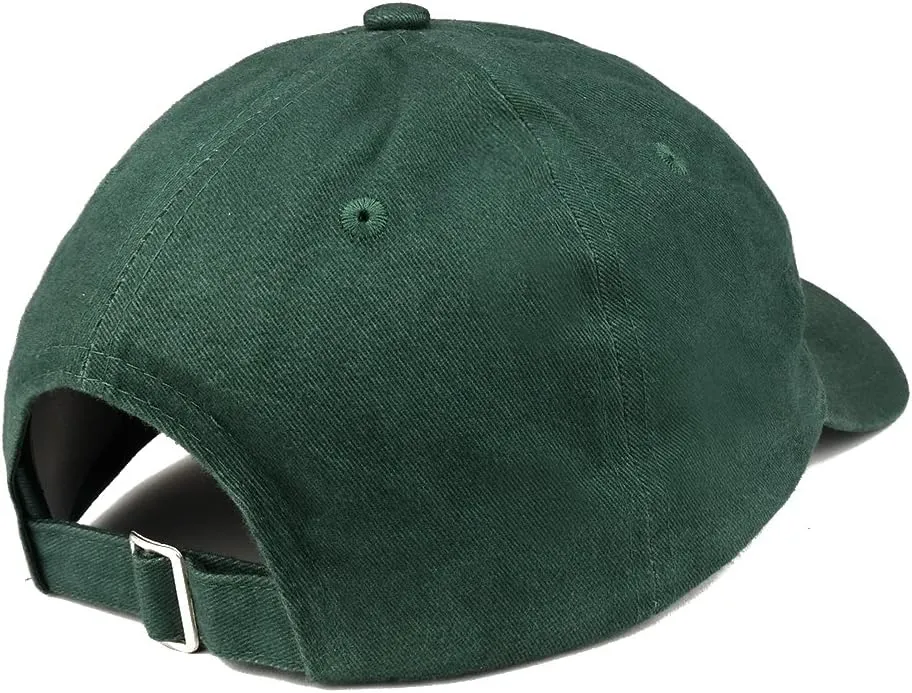 Trendy Apparel Shop Pop Embroidered Low Profile Soft Cotton Brushed Baseball Cap