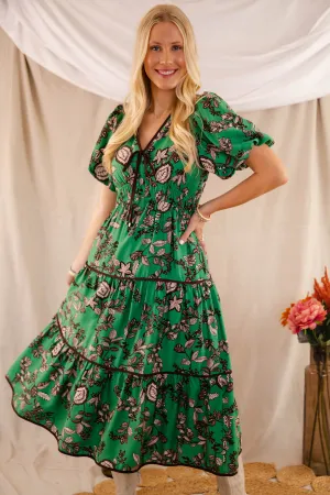 Life Is A Dance Maxi Dress Beadwork
