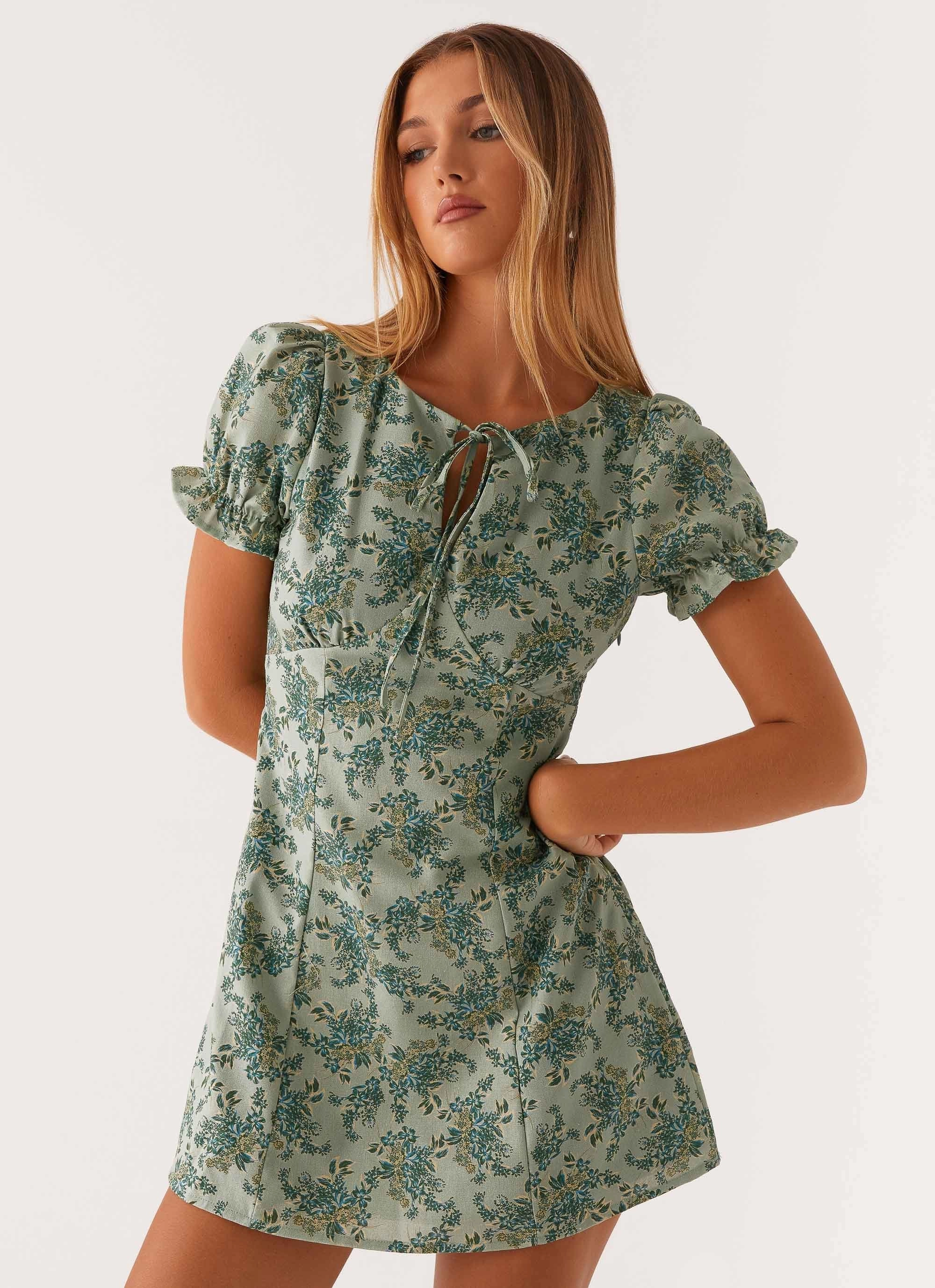 Someday Mini Dress - Cloud Nine Floral bold appearance Sophisticated and Relaxed