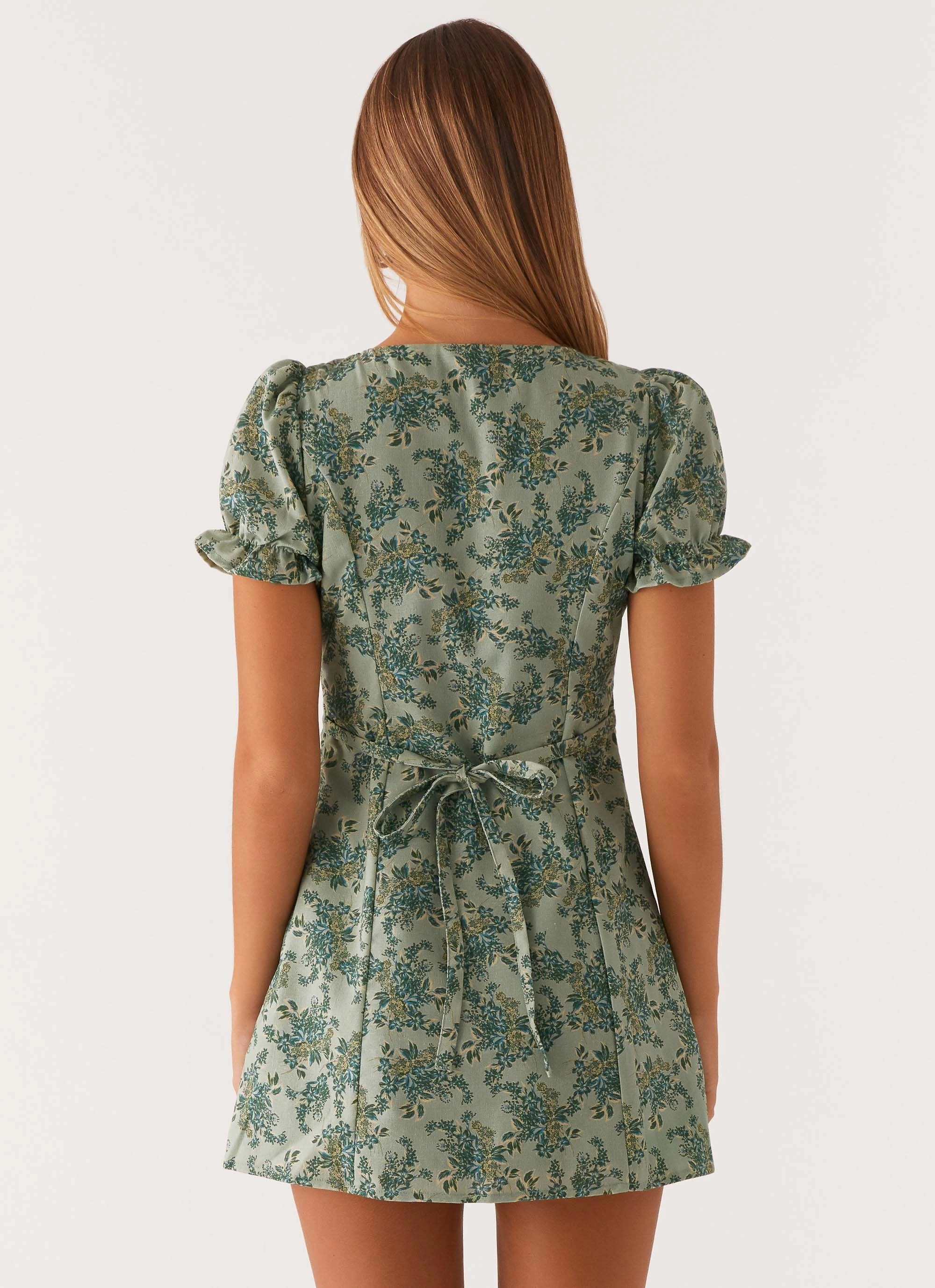 Comfy Look Someday Mini Dress - Cloud Nine Floral