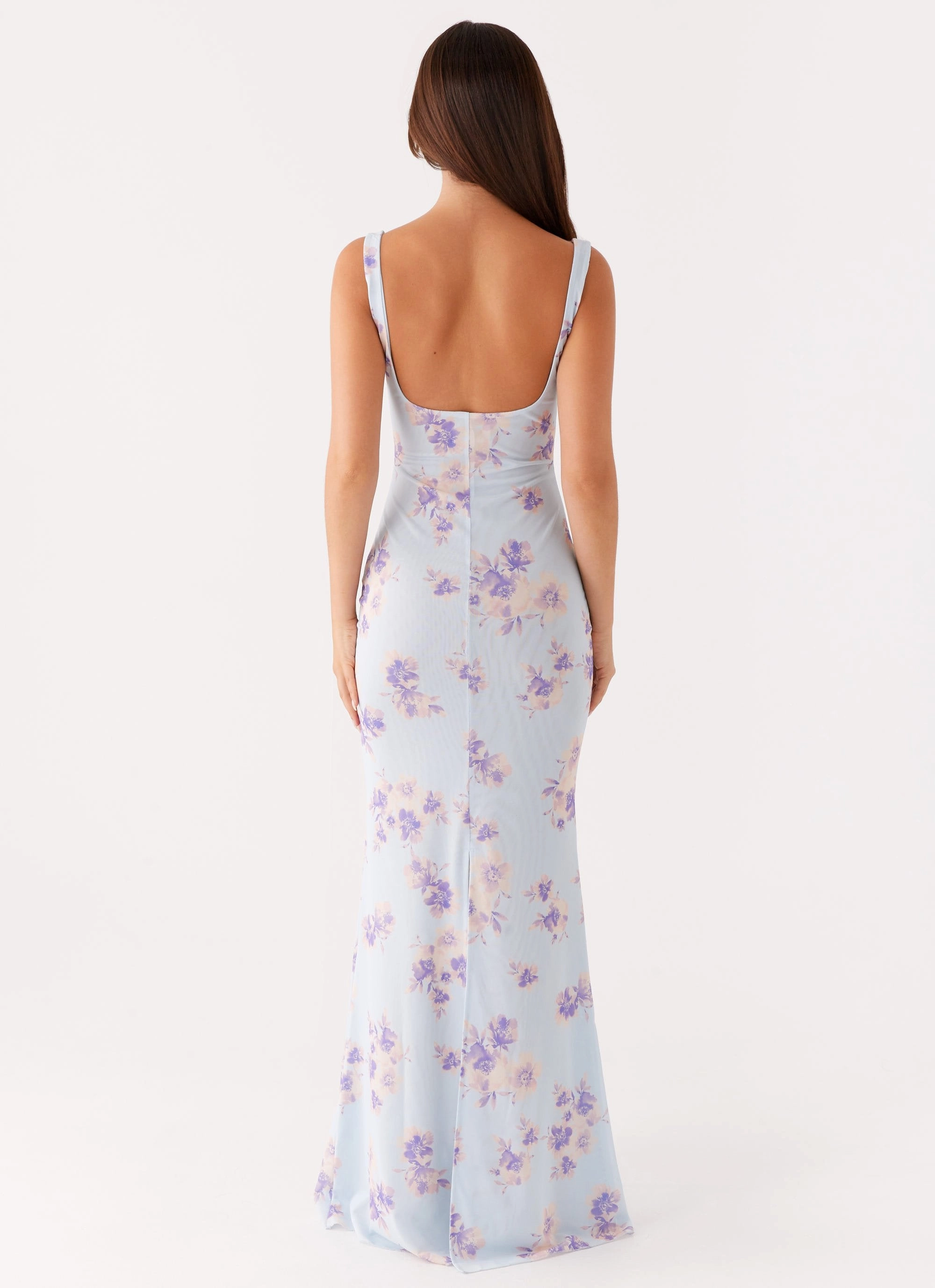 Light Shape Subtle pattern Charity Maxi Dress - Print