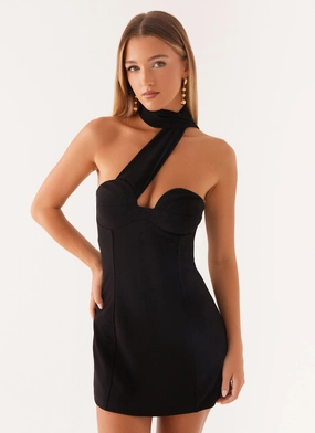 Daily Style Sirena Mini Dress - Black